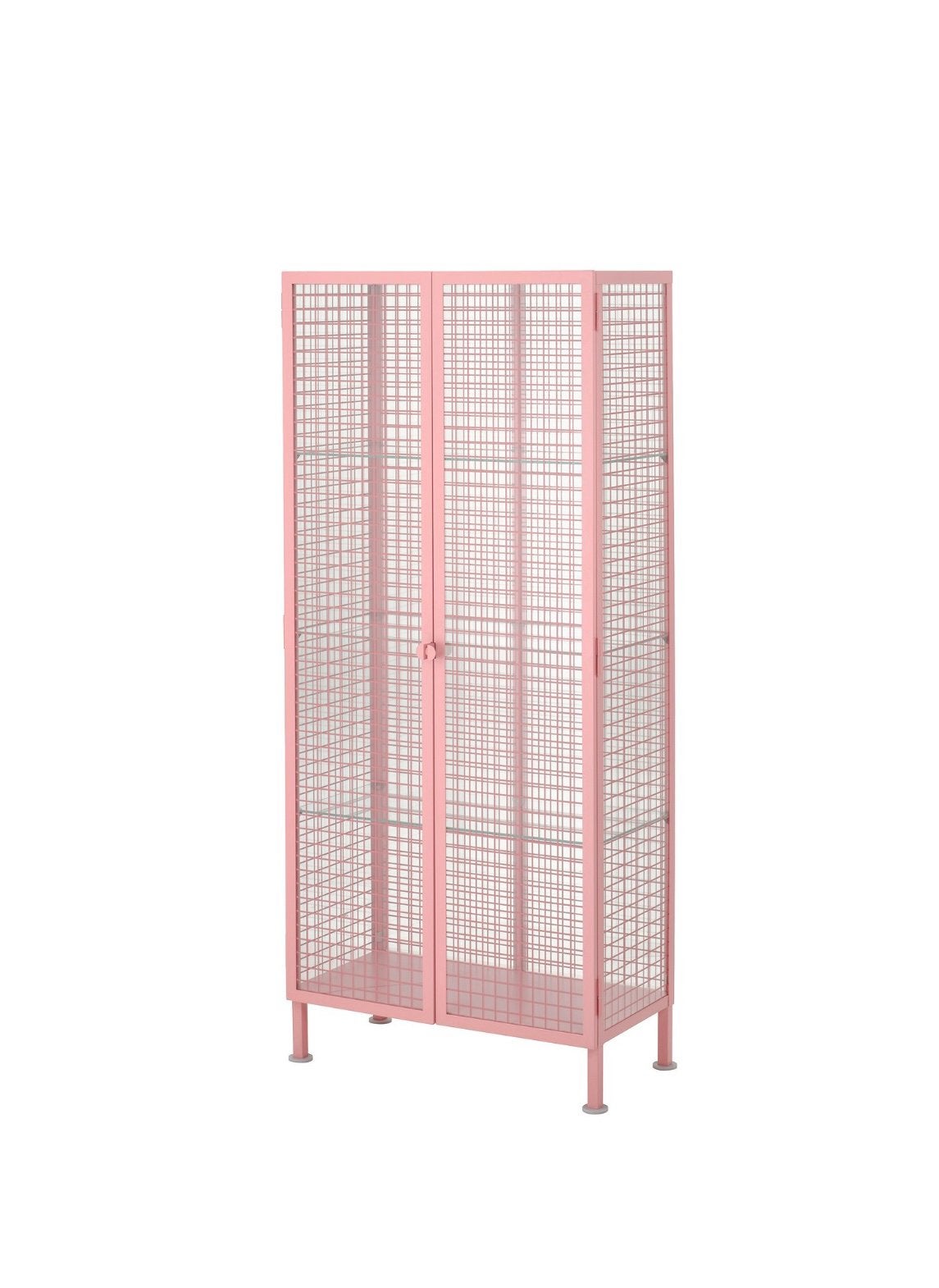 Nieuwe lichtroze vitrinekast van de ikea ps 2026 collectie, Huis en Inrichting, Kasten | Vitrinekasten, Ophalen, Nieuw