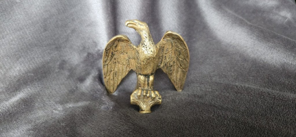 Vogel Opzetstuk, messing, Antiek en Kunst, Curiosa en Brocante, Ophalen of Verzenden
