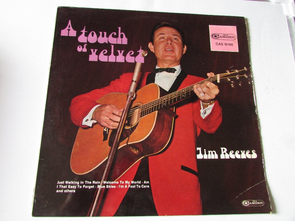 JIM REEVES ; A touch of Velvet, LP, LP, Gebruikt, Pop, Ophalen of Verzenden