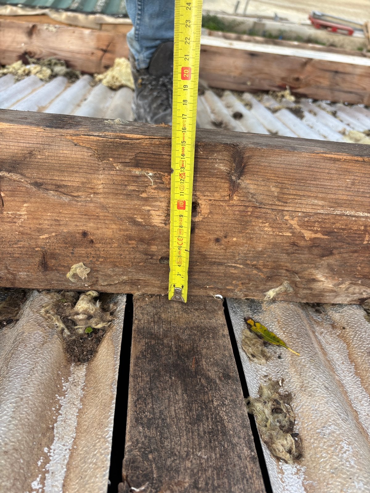 Houten gordingen, Ophalen, Steen of Klei, Zo goed als nieuw, 15 m² of meer