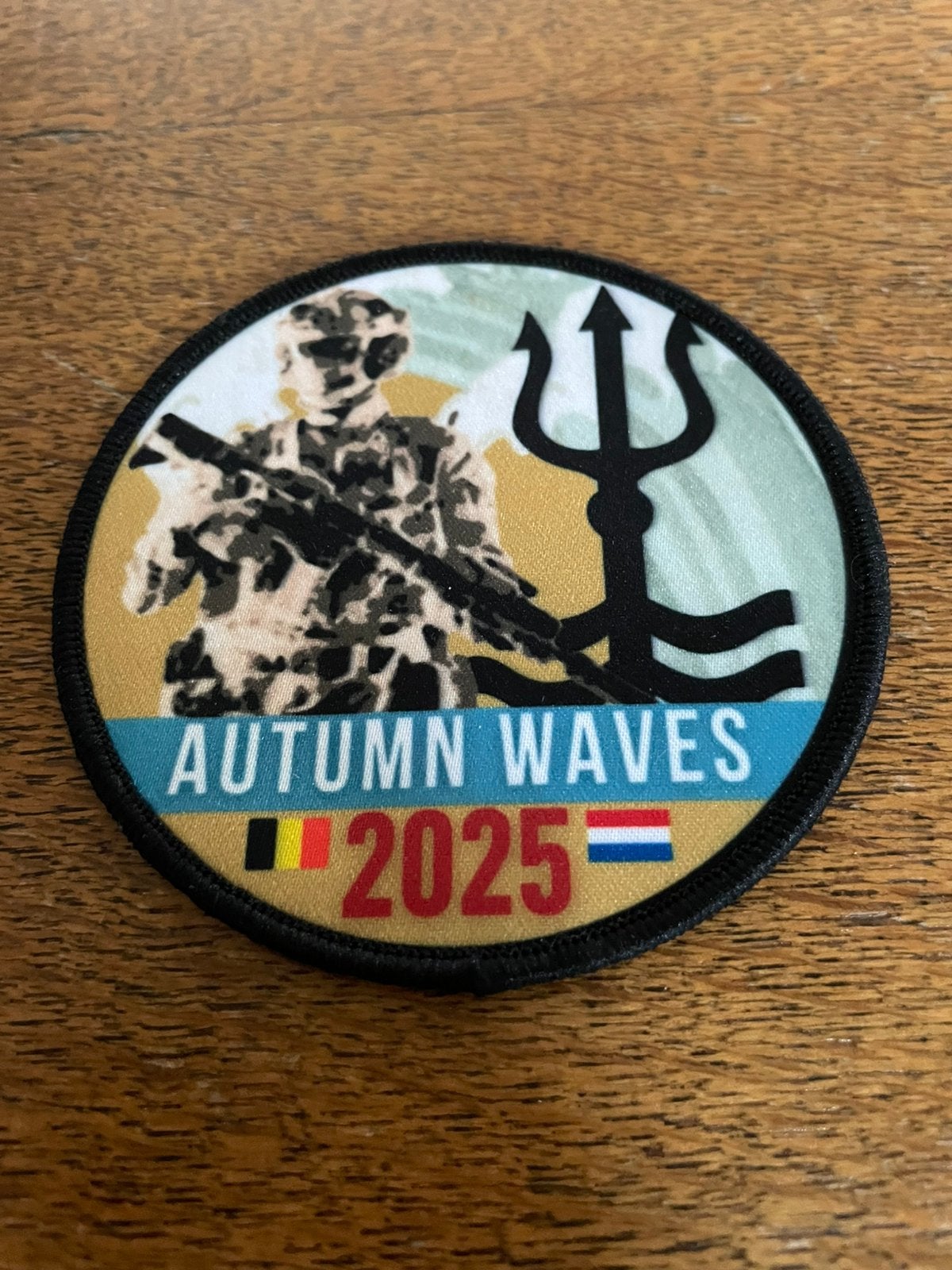 Patch autumn waves 2025 ( BE/NL SF/MARSOF ), Verzamelen, Verzenden, Landmacht, Nederland, Embleem of Badge