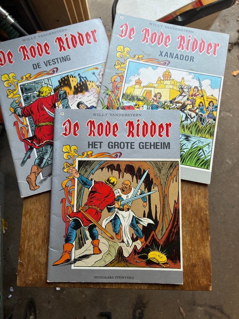 LOSSE VERKOOP ; De Rode Ridder (Grijze serie ) div. delen, Meerdere stripboeken, Ophalen of Verzenden, Zo goed als nieuw, Willy Vandersteen