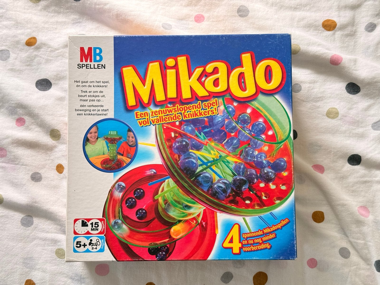 Mikado knikkerspel van MB Spellen, Drie of vier spelers, Ophalen of Verzenden, Gebruikt