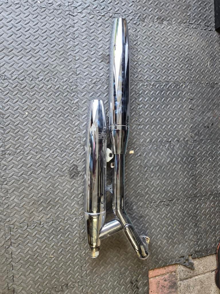 Yamaha 650 uitlaat demper, Ophalen