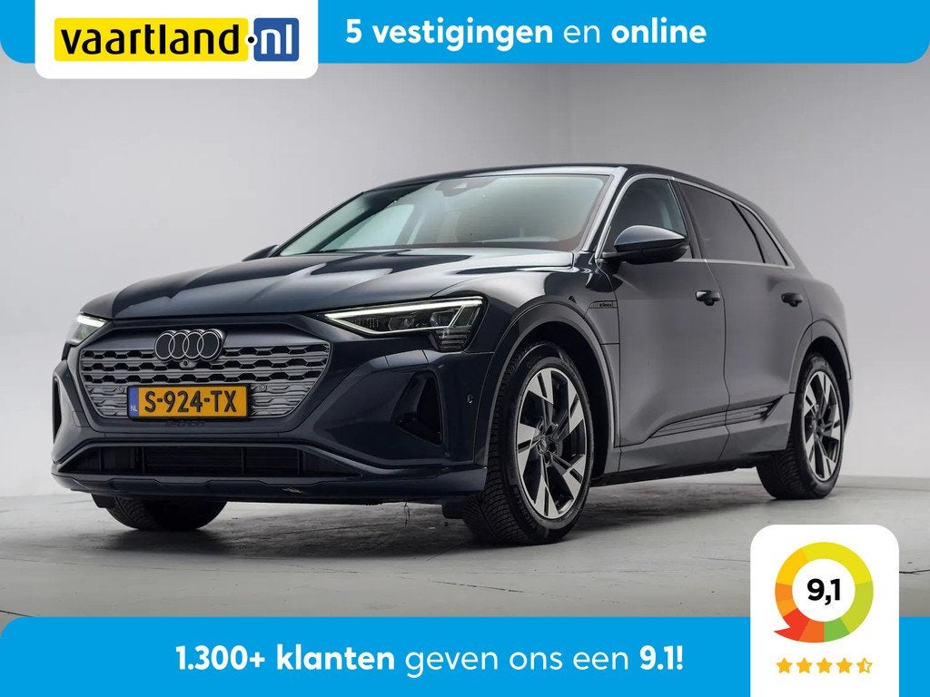 Audi Q8 e-tron 50 quattro Edition 95 kWh [ Navi Apple / Andr, Auto's, Audi, Automaat, 131 €/maand, 95 kWh, Origineel Nederlands
