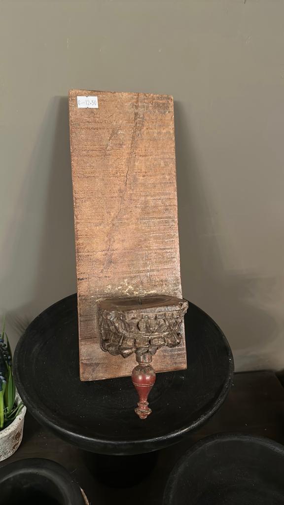 Wandkandelaar oud ornamentje uit india, Ophalen of Verzenden