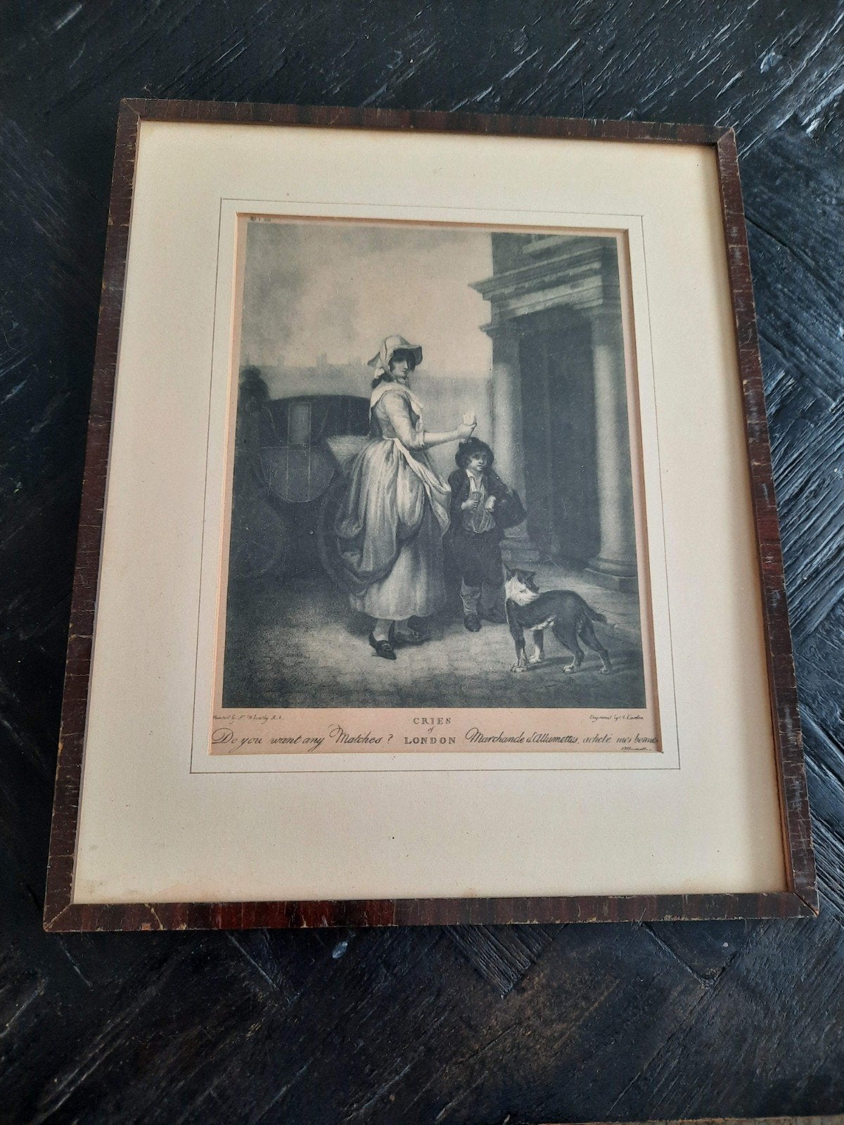 Oude prent 'Cries of London' - Borzo Den Bosch, Ophalen