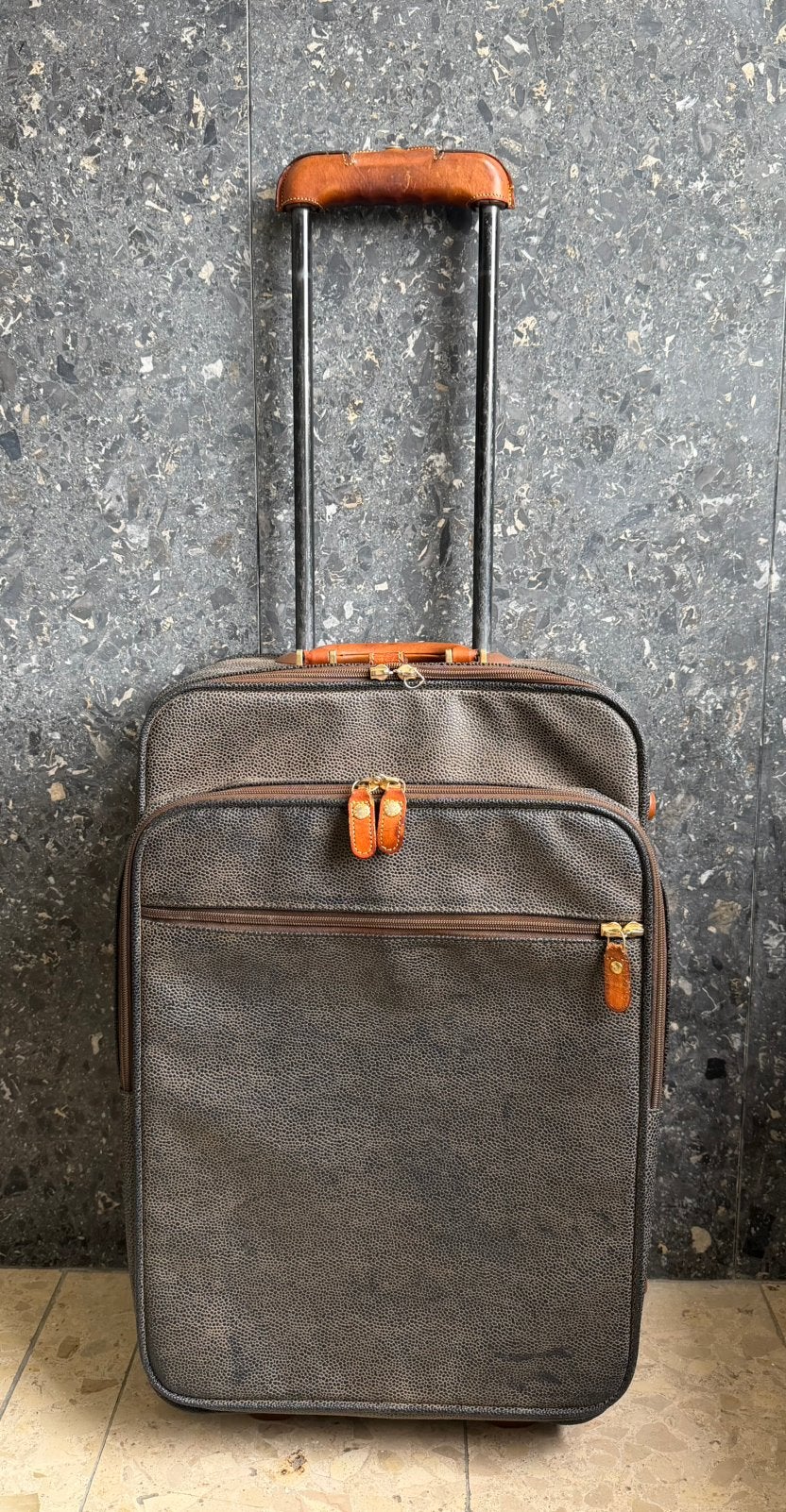 Bric’s Milano Italië – Exclusieve Vintage Trolley, Ophalen, Zo goed als nieuw, Leer