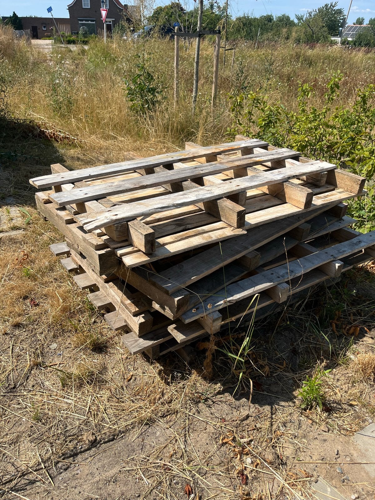 Houten pallets, Ophalen, Gebruikt, Pallet, Minder dan 200 cm