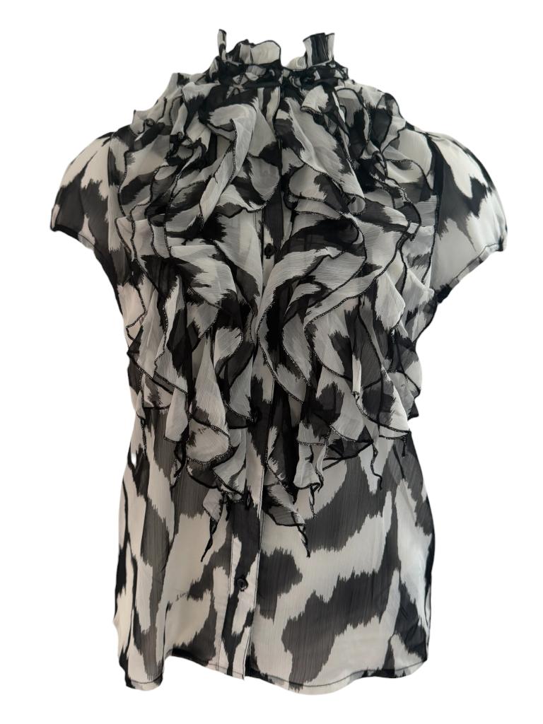 Saint Tropez blouse NIEUW S, Zwart, Nieuw, Ophalen of Verzenden