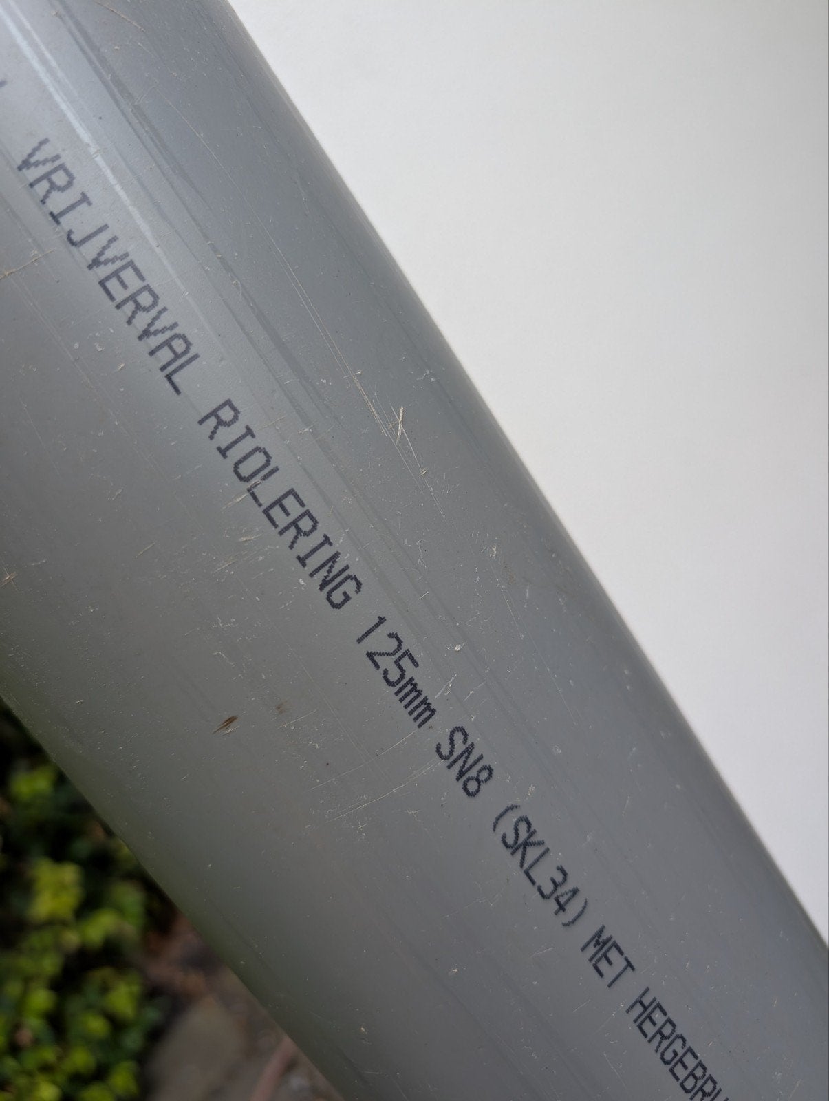 Gratis PVC rioolbuis 125 mm lengte 275 cm, Ophalen, Gebruikt, Pvc, 2 tot 4 meter