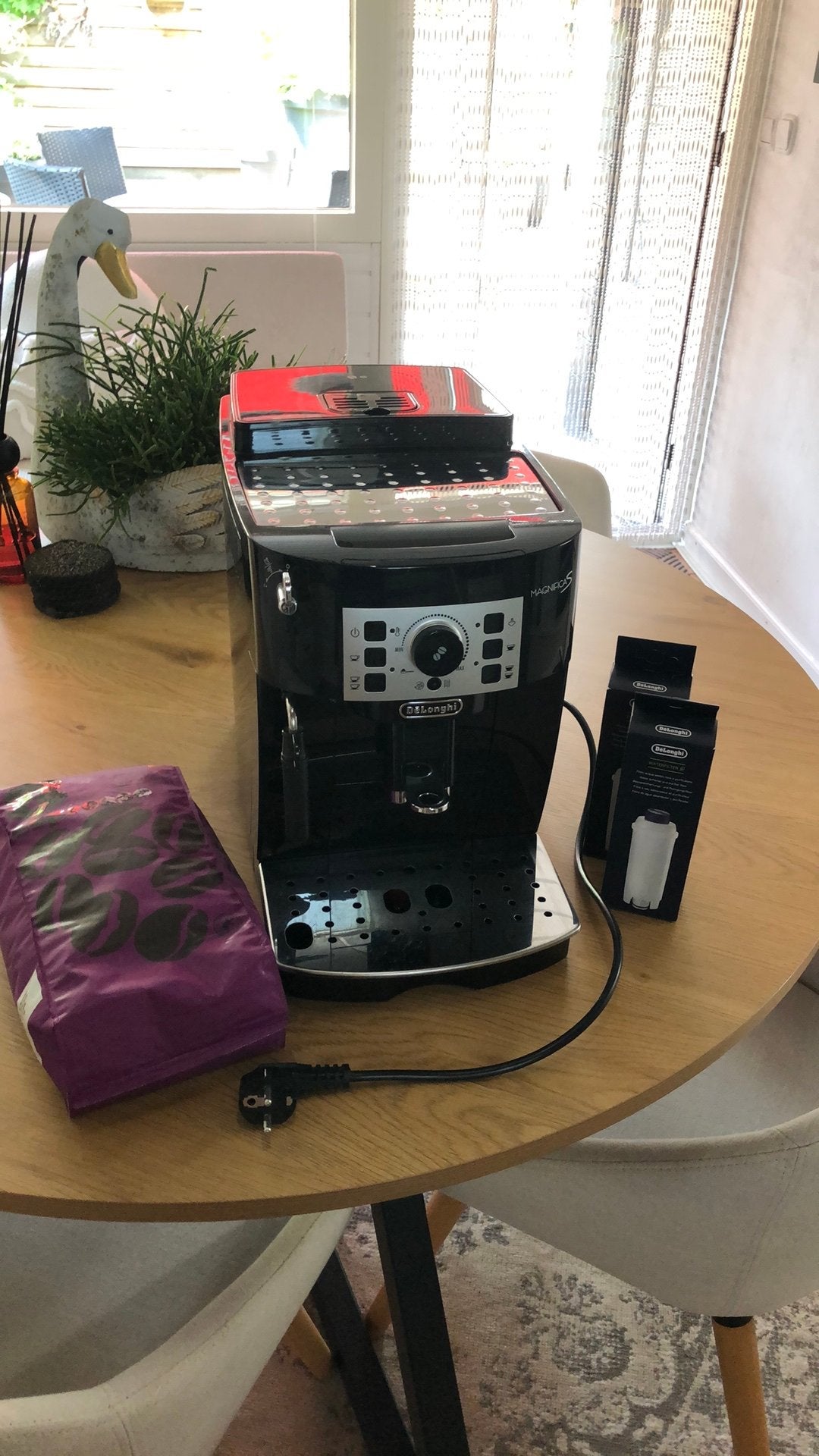 De longhi koffiezetapparaat in zeer goede staat, Ophalen, Gebruikt, Koffiemachine, Koffiebonen