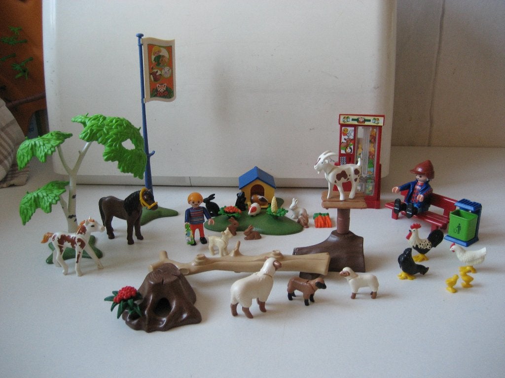 playmobil kinderboerderij met allerlei dieren, Ophalen of Verzenden, Zo goed als nieuw