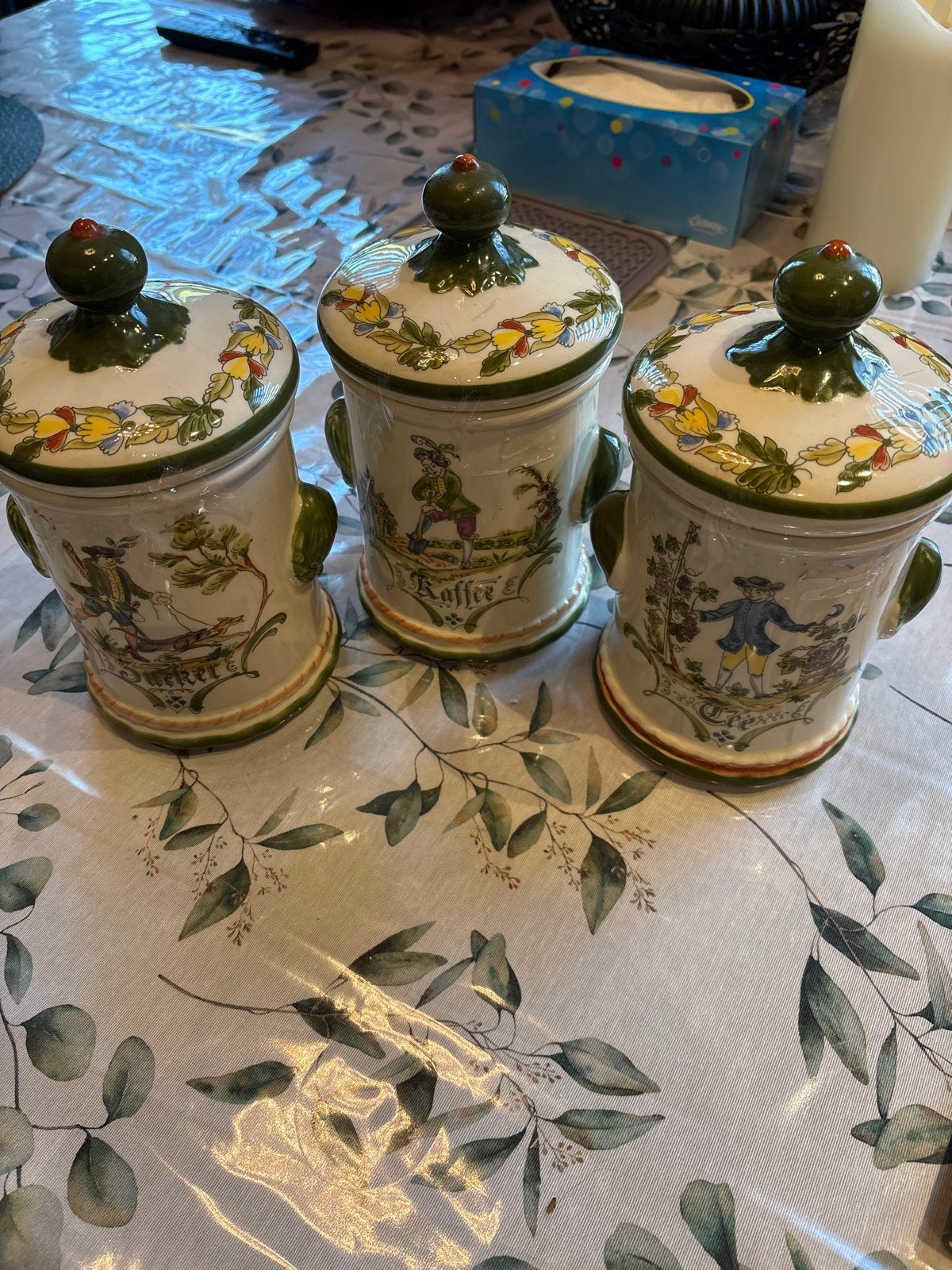 3-delige set voor koffie, suiker en thee, Ophalen of Verzenden