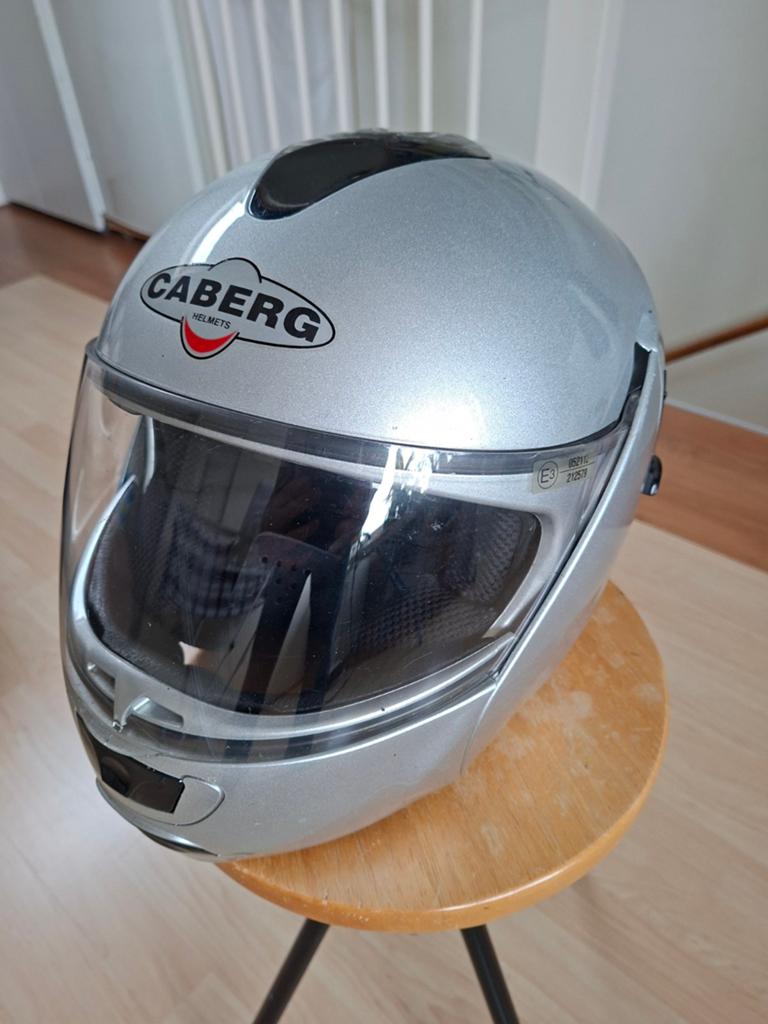 CABERG systeemmotorhelm Justissimo, Motoren, Ophalen of Verzenden, Tweedehands, XS, Caberg