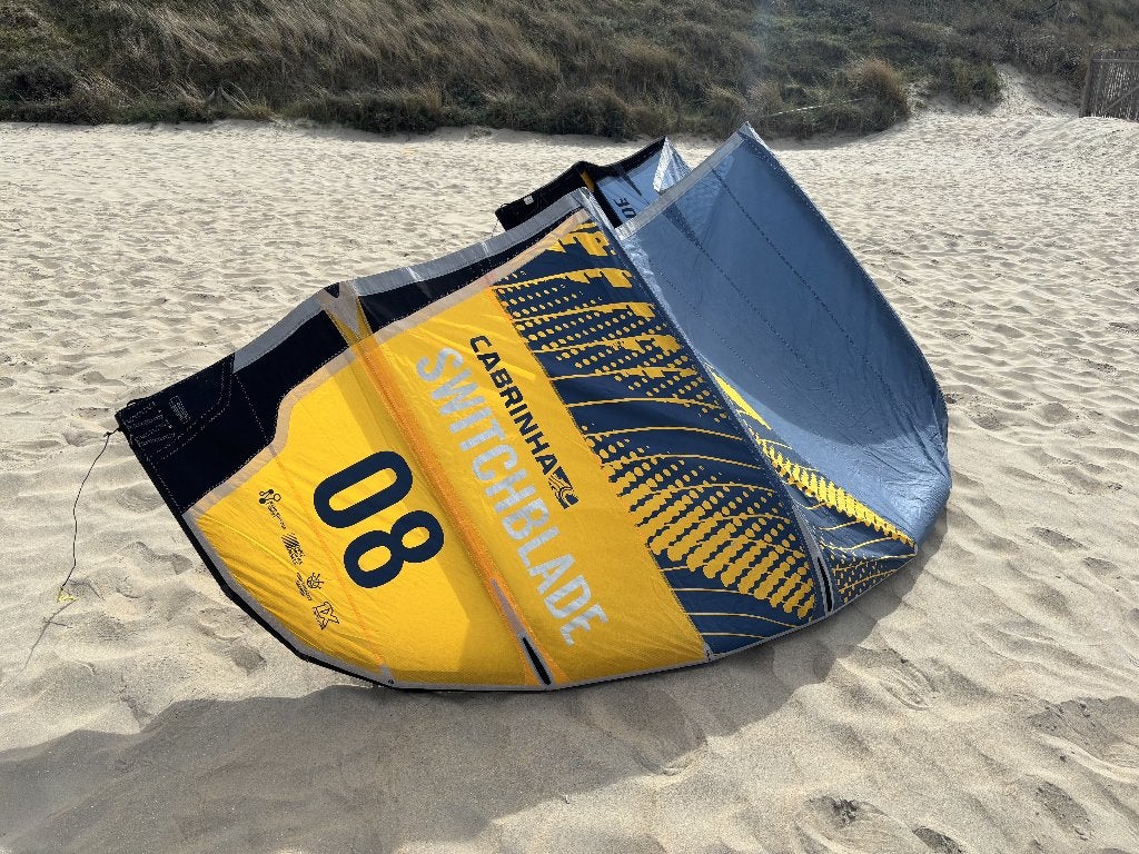 Cabrinha Switchblade 2022 – 8m, Gebruikt, 8 m², Geen board, Ophalen of Verzenden