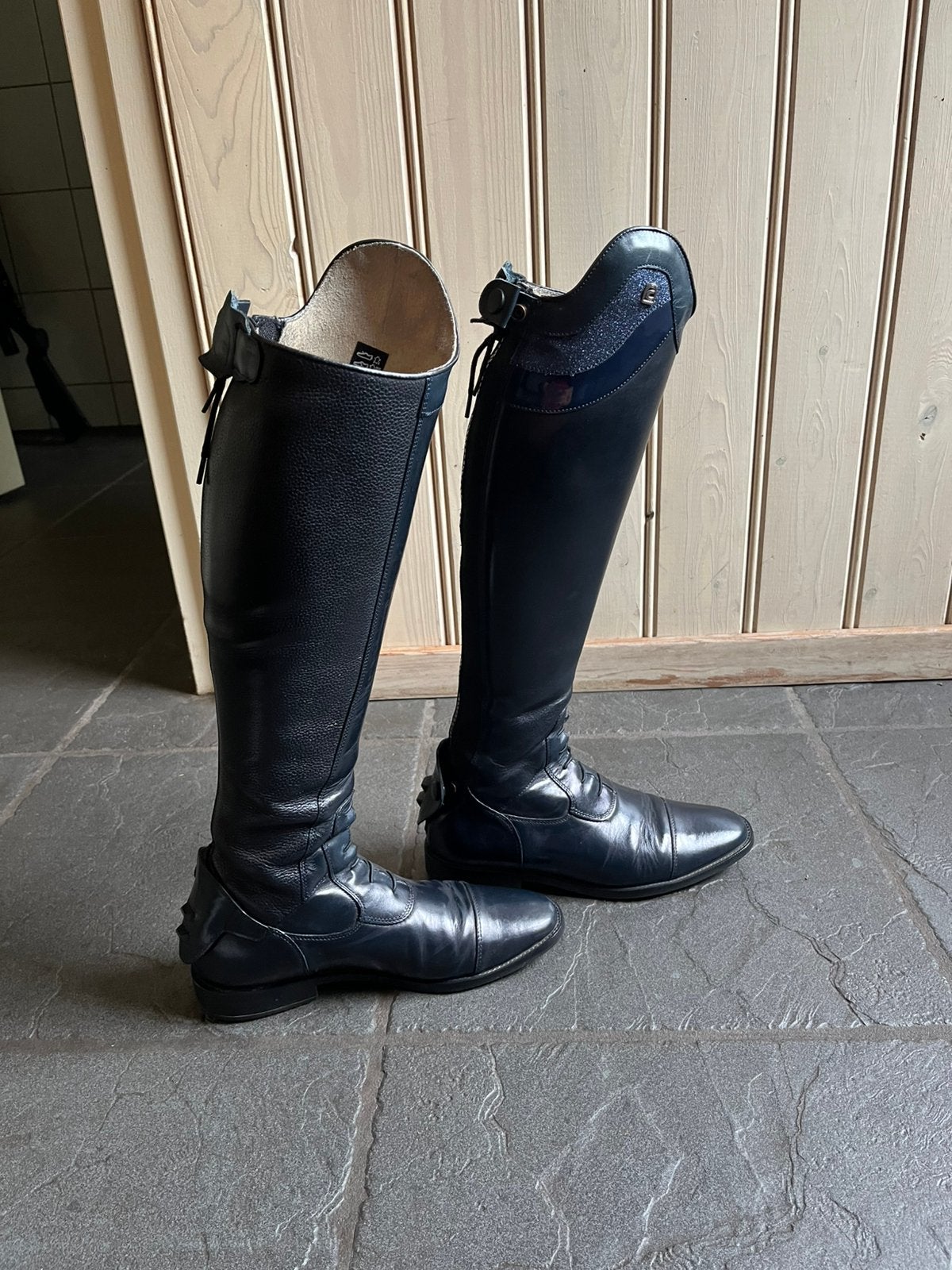 Blauwe cavallo rijlaarzen, Dieren en Toebehoren, Paardrijkleding, Ophalen, Zo goed als nieuw, Dressuur, Bovenkleding