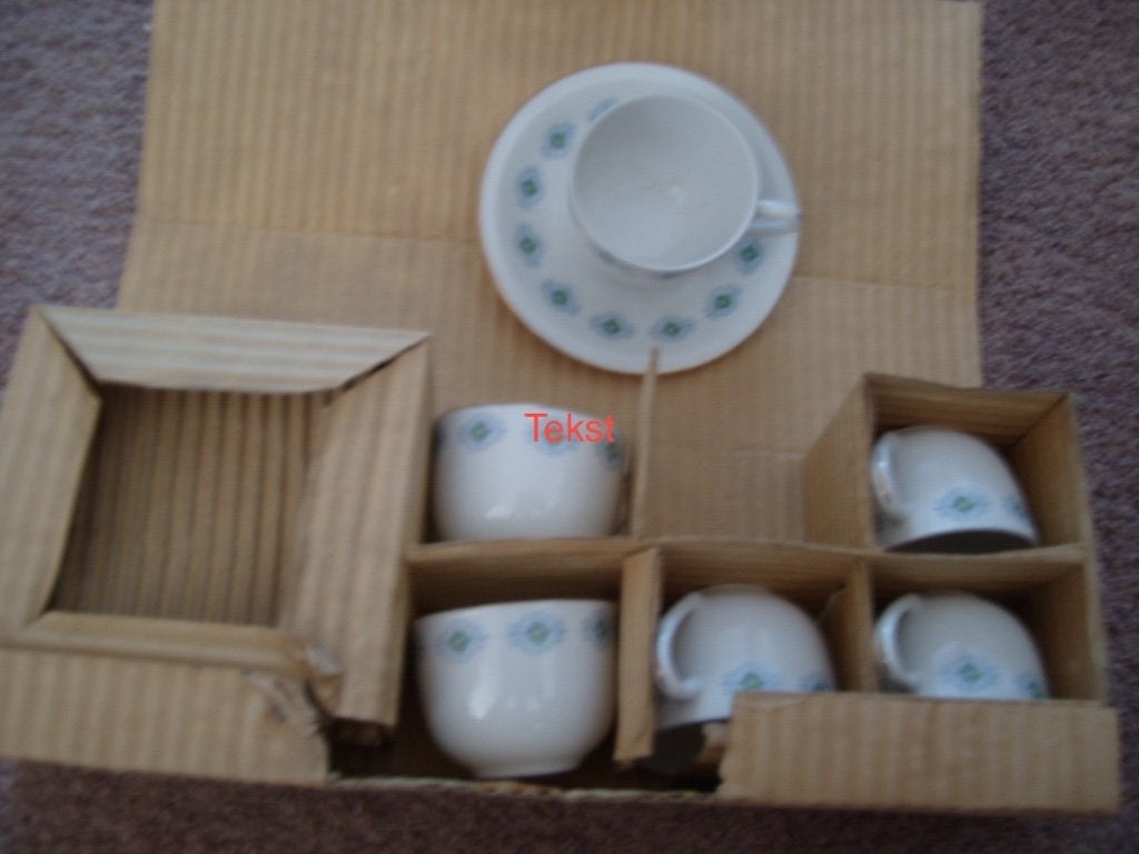 thee servies nieuw, Ophalen of Verzenden, Nieuw, Overige stijlen, Kop(pen) en/of Schotel(s)