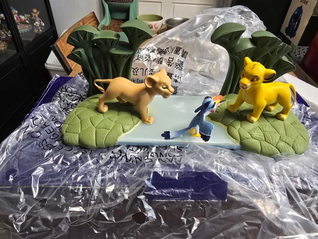 Disney enchanting mighty king lion king, Ophalen of Verzenden, Leeuwenkoning of Jungle Boek, Nieuw, Beeldje of Figuurtje