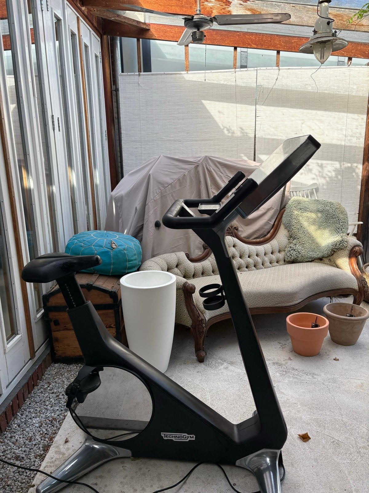 Technogym Hometrainer unity 4.0, Ophalen, Zo goed als nieuw, Metaal, Benen