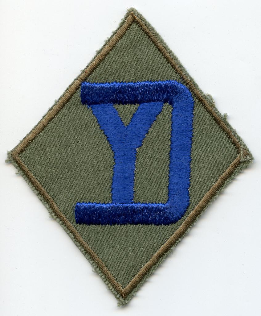 WO2 US 26th Infantry Division Patch, Verzamelen, Militaria | Tweede Wereldoorlog, Ophalen of Verzenden, Landmacht, Amerika, Embleem of Badge