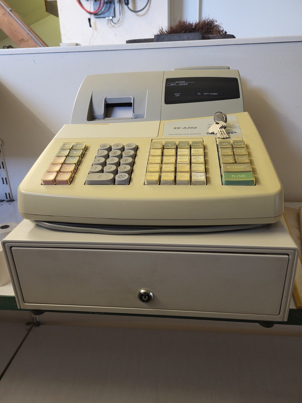 Sharp XE-A202 Kassa, Verzamelen, Ophalen, Computers en Rekenmachines