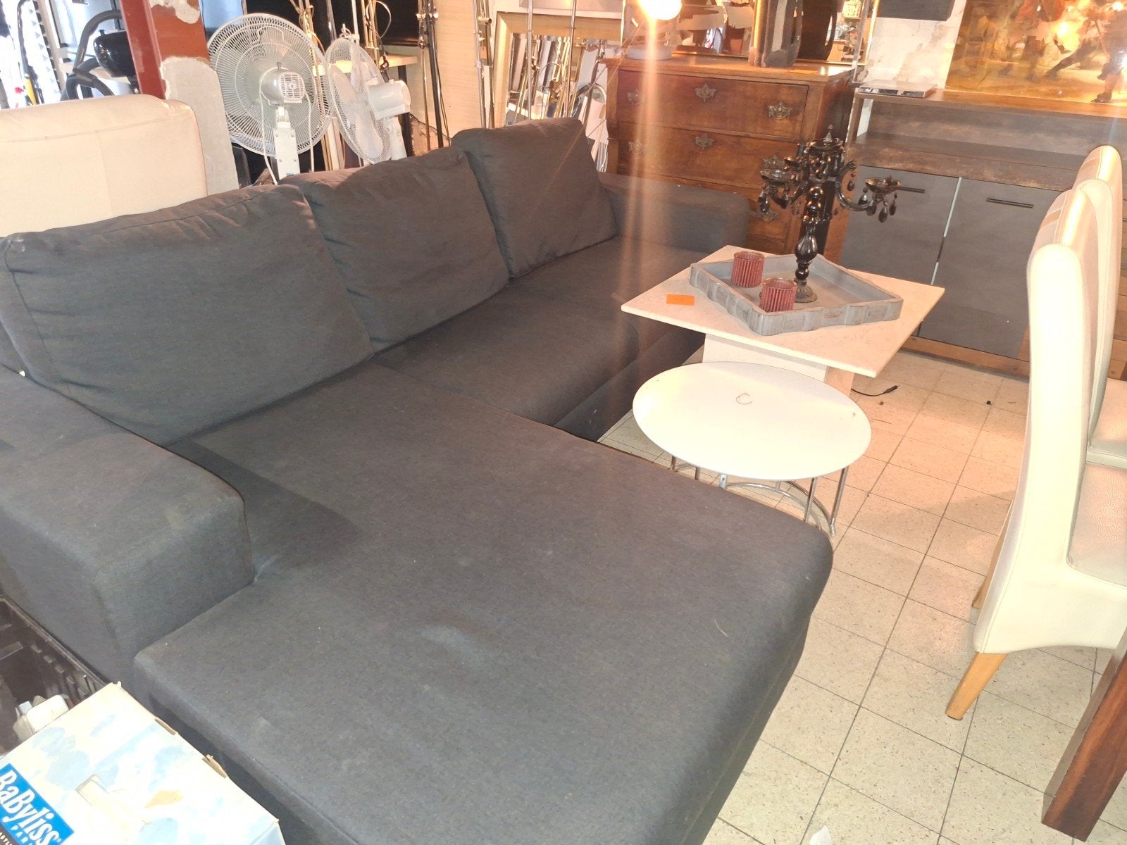 mooie hoekbank nieuwstaat, Ophalen, Zo goed als nieuw, 150 cm of meer, Vierpersoons of meer