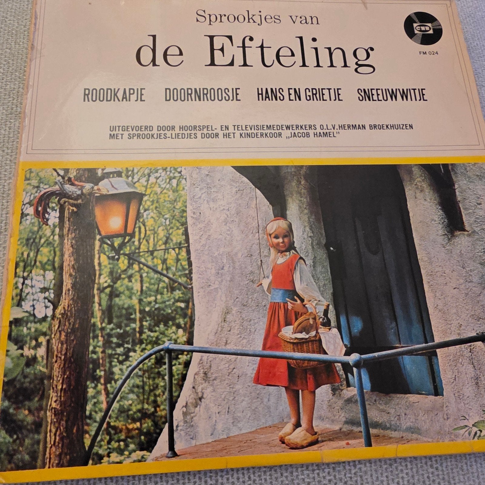 Sprookjes van de Efteling LP - Roodkapje, Doornroosje, LP, Gebruikt, Originele persing, Ophalen of Verzenden