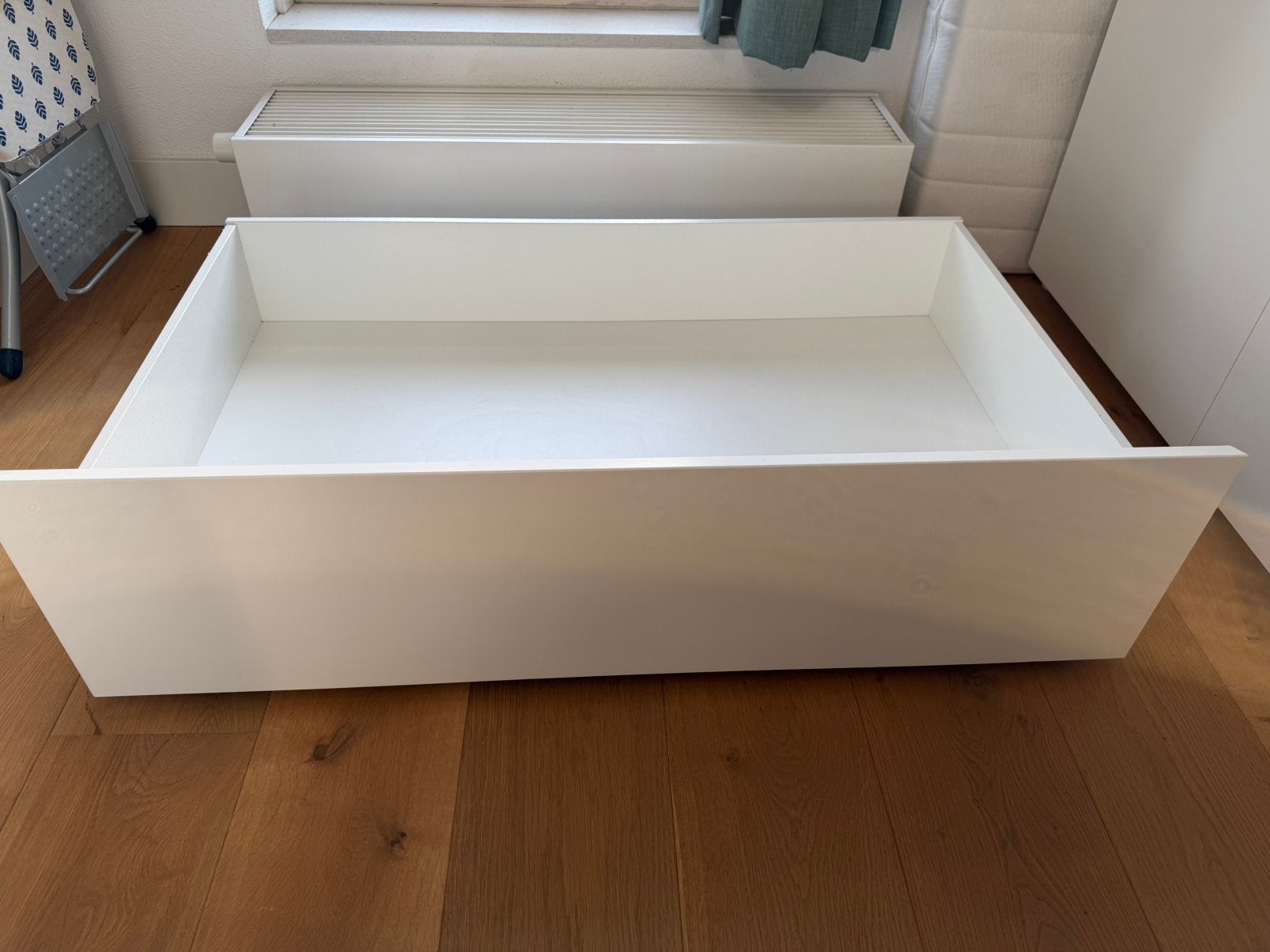 Bedlades (2x) Malm IKEA, Ophalen, Wit, Zo goed als nieuw, IKEA