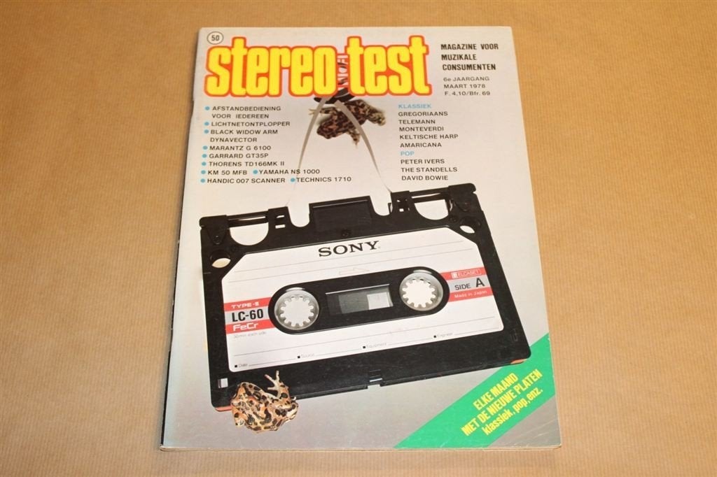 Magazine Stereotest - 1978 - Diverse audioapparatuur !!, Ophalen of Verzenden, 1960 tot 1980, Knipsel(s)