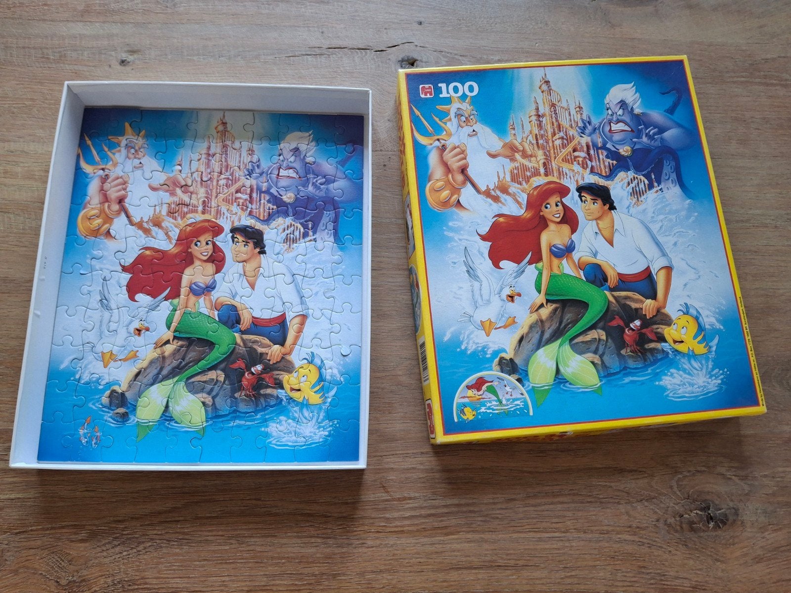 De Kleine Zeemeermin Puzzel 100 Stukjes, Kinderen en Baby's, Speelgoed | Kinderpuzzels, Ophalen of Verzenden