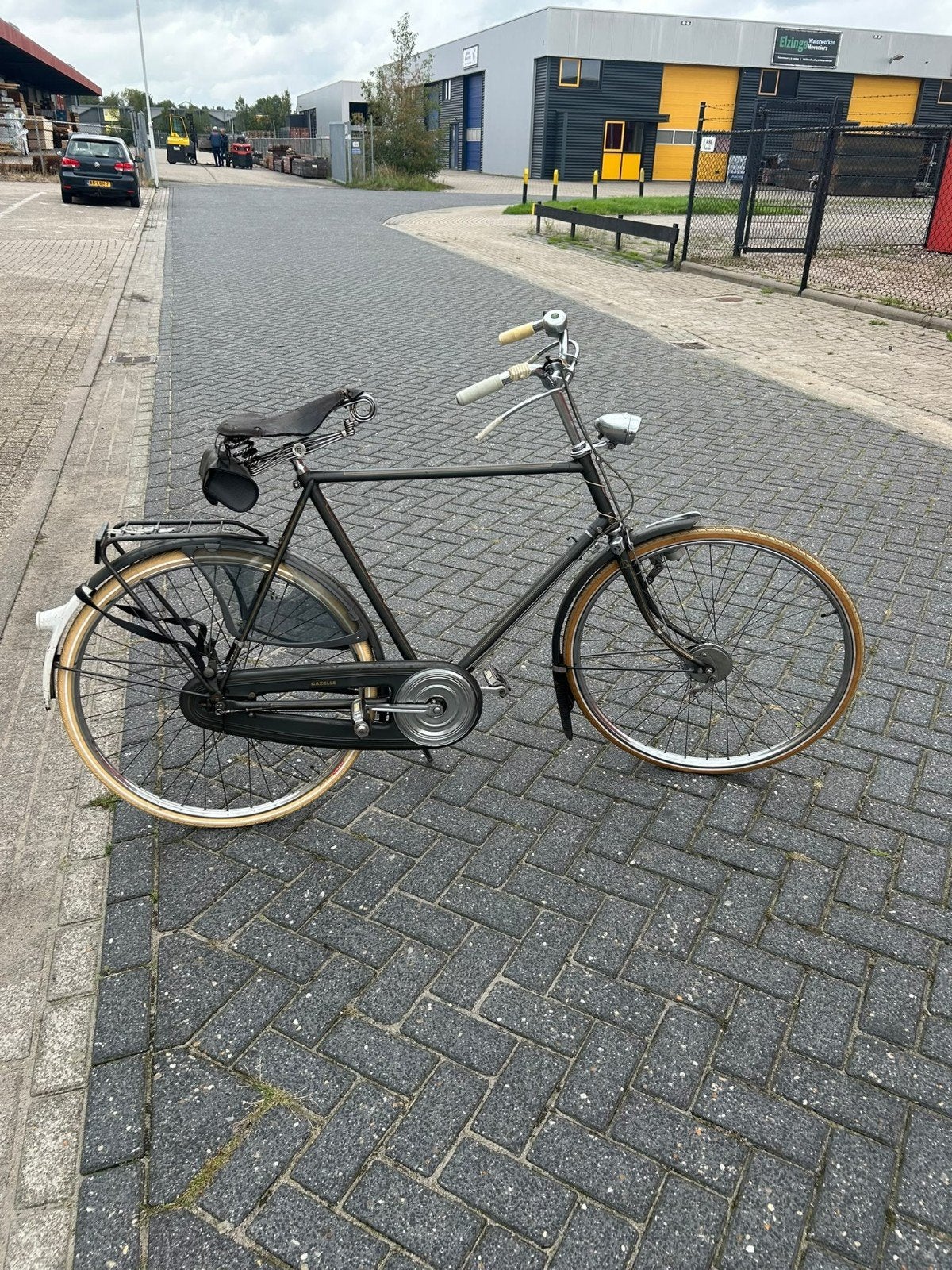 Antieke originele Gazelle herenfiets, Fietsen en Brommers, Ophalen, Gebruikt, Velgrem, Gazelle