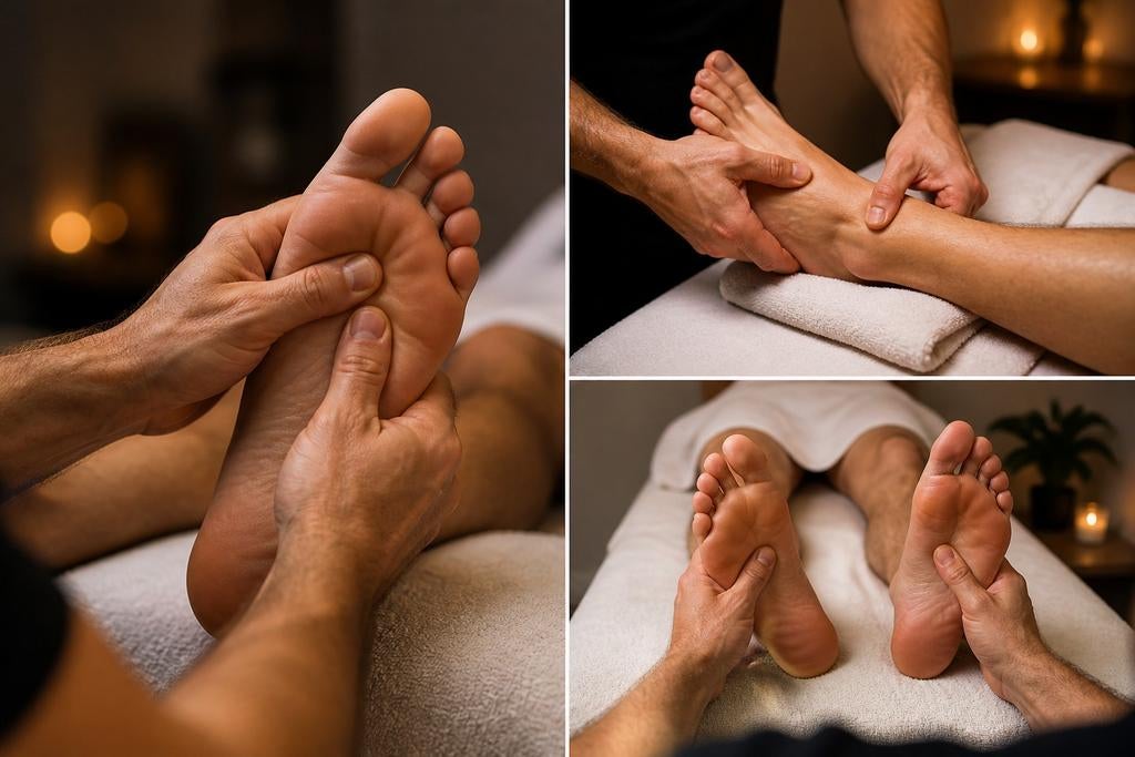 Professional foot massage for men – mobile service (home vis