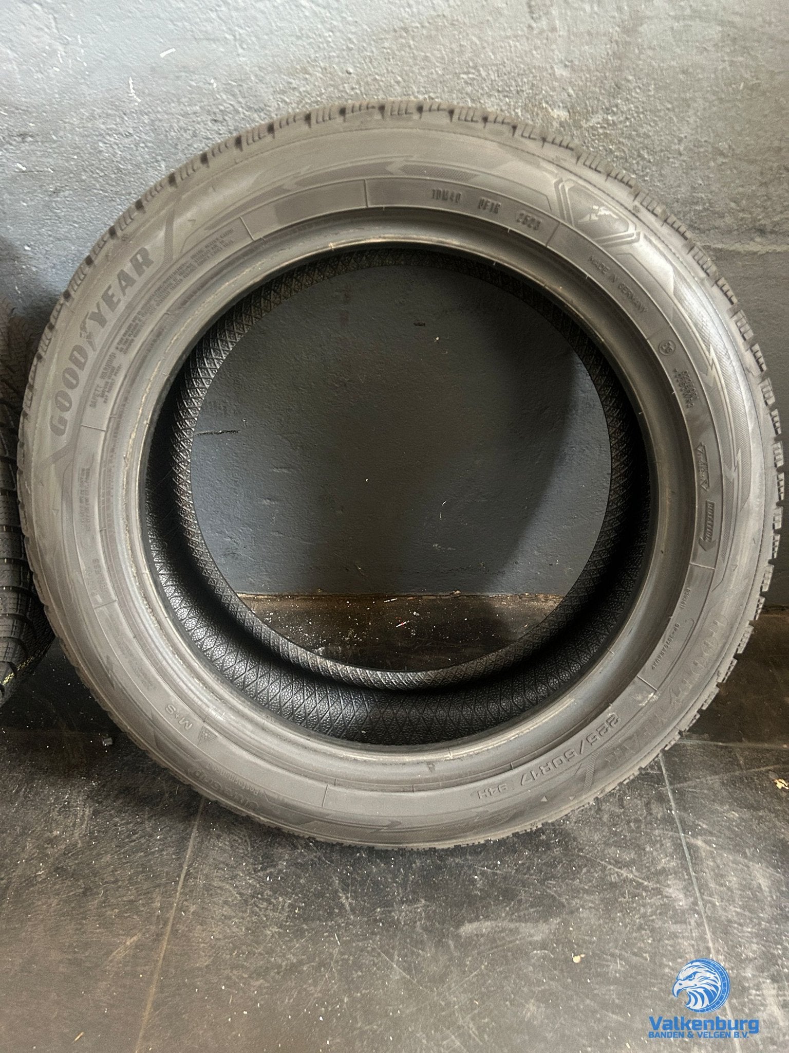 7mm! Winterbanden 225/50R17 Goodyear Continental, Gebruikt, -, -, 17 inch