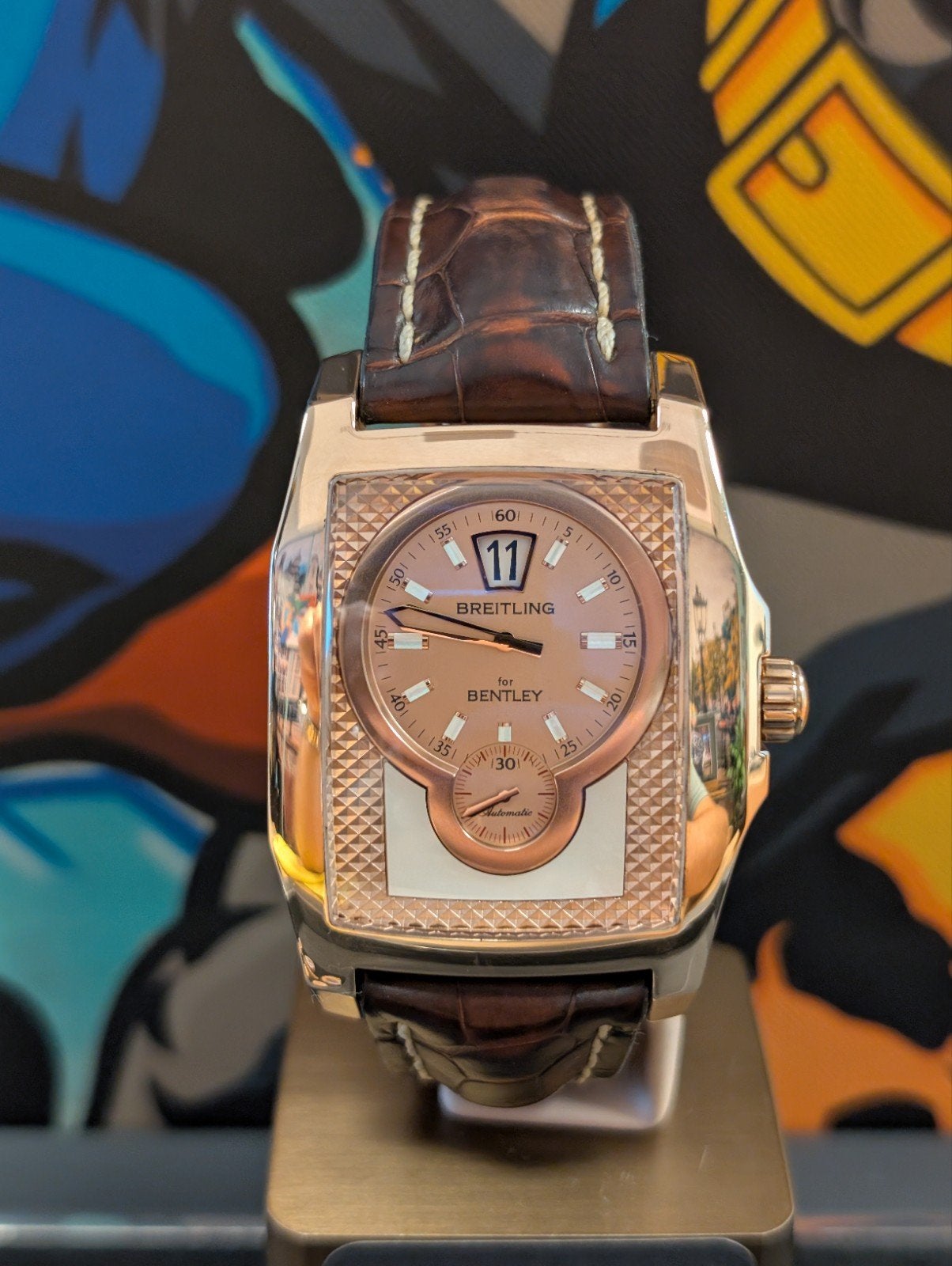 Breitling Bentley Flying B 18k Goud Jumping Hour complicatie