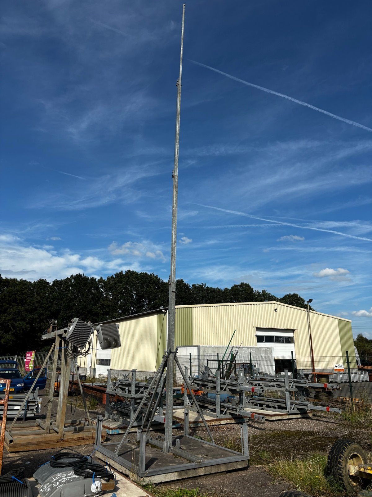 12 Meter Hoge Lichtmast met Lier, Ophalen, Overige typen