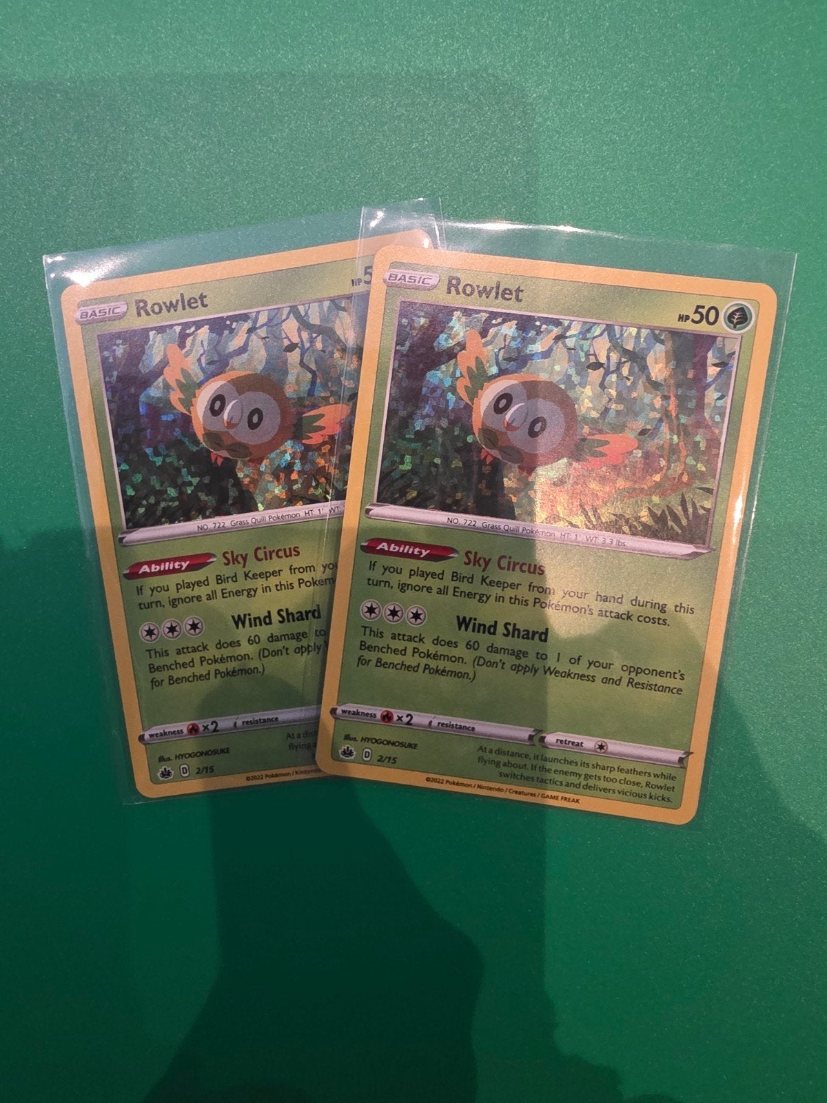 Rowlet 2/15 McDonalds Holo, Ophalen of Verzenden, Zo goed als nieuw