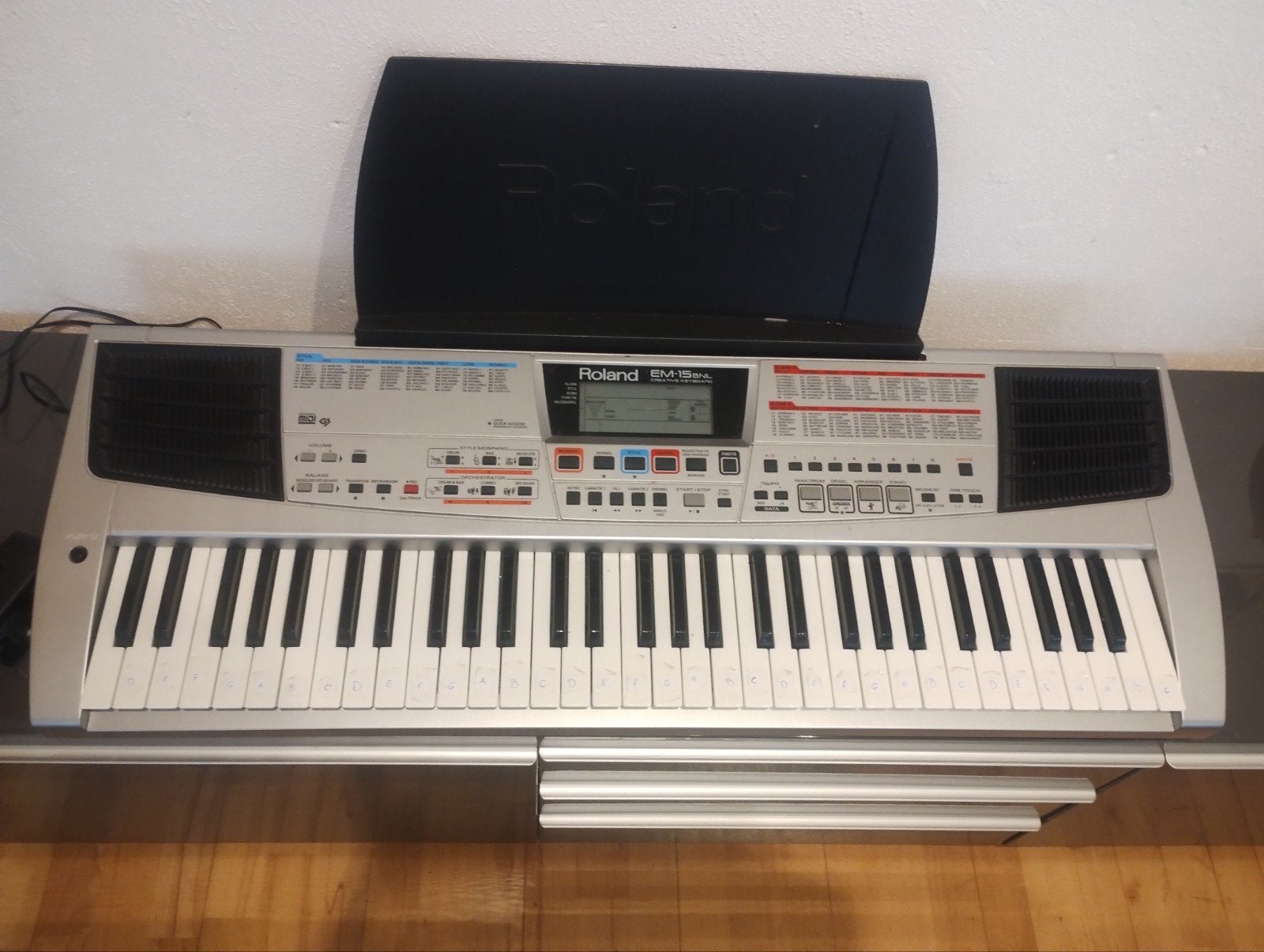Roland EM-15 BNL Creative Keyboard - Zo goed als nieuw, Ophalen, 61 toetsen, Roland, Midi-aansluiting