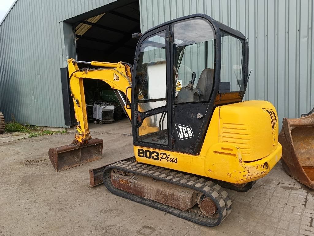 JCB 803 Plus 3 ton minigraver excavator bagger MARGE, Graafmachine