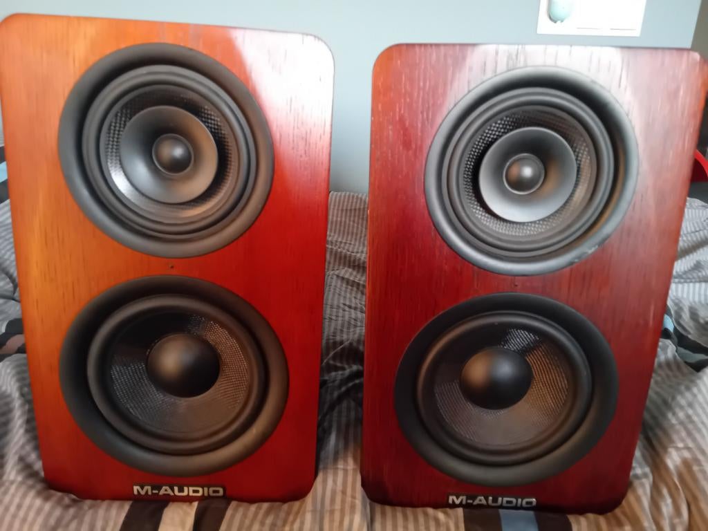M-AUDIO M3-6 3 weg speakers l+r  amsterdam wst, Ophalen, Overige merken
