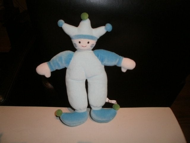 unitoys Nar/harlekijn/joker blauw twee kleurig blauw van, Overige typen, Blauw, Ophalen of Verzenden, Zo goed als nieuw