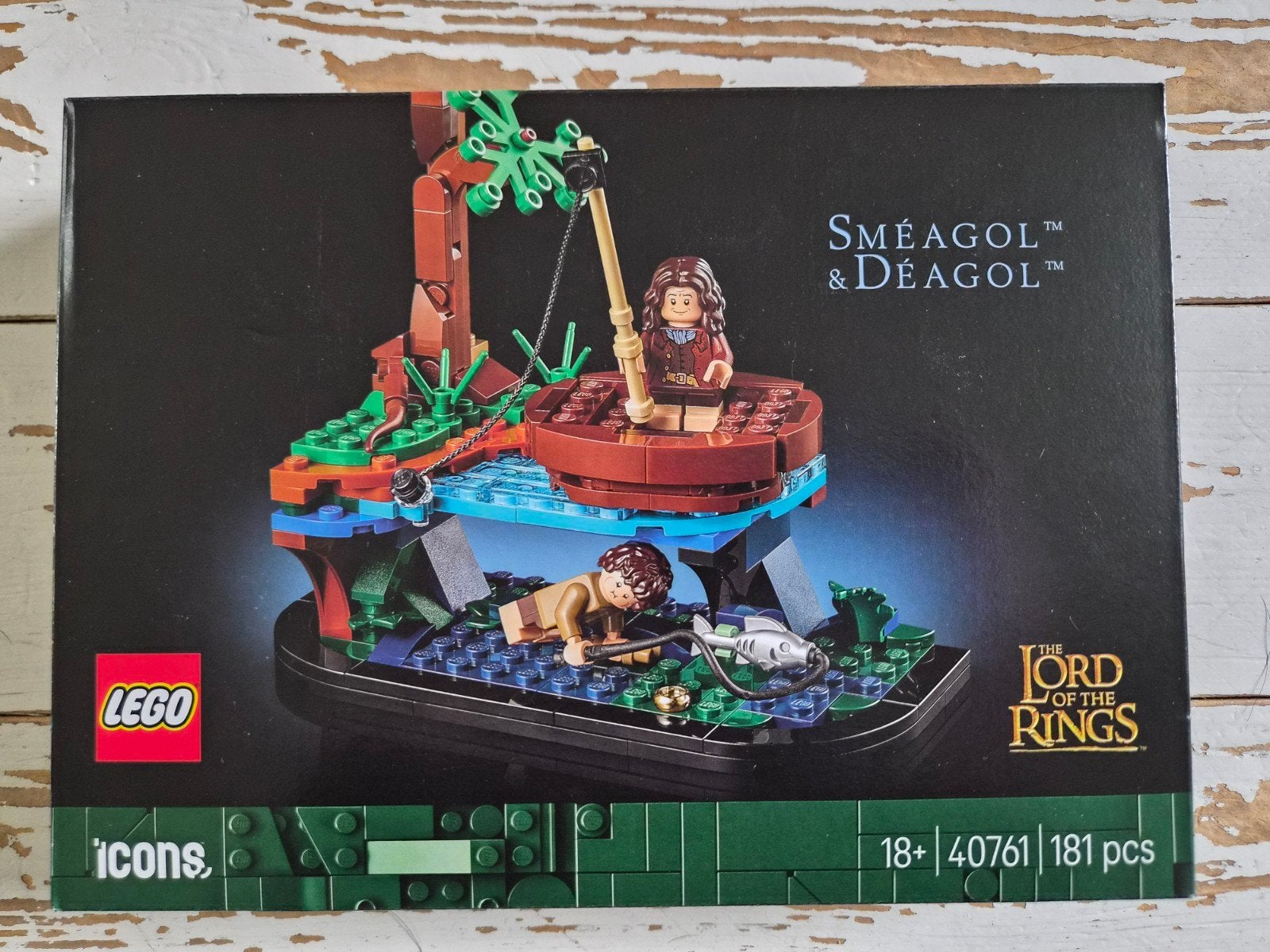 LEGO Icons Lord of the Rings Sméagol & Déagol 40761, Inclusief accessoires, Lego, Nieuw, Ophalen of Verzenden