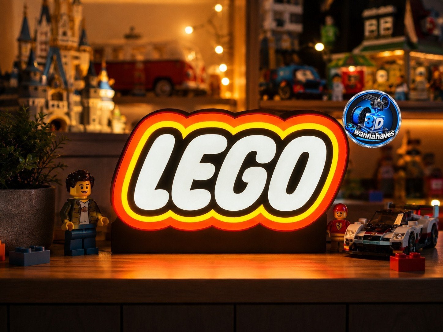 Unieke LEGO Reclamebak - Blikvanger voor elke verzamelaar, Ophalen of Verzenden, Nieuw, Lichtbak of (neon) lamp