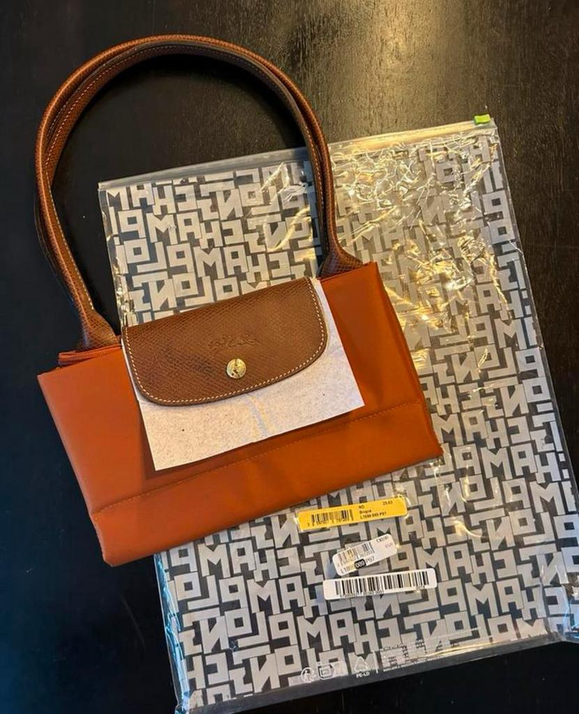 Longchamp L Brique, Verzenden, Nieuw, Oranje, Handtas