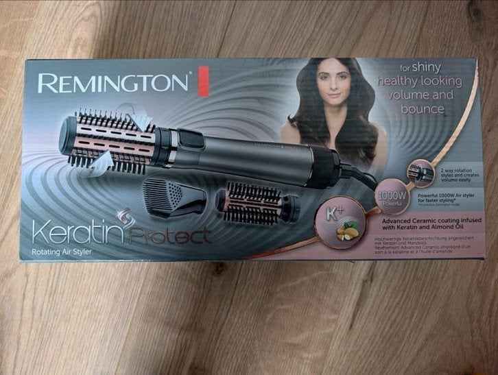 Remington Keratin Protect AS8810 - 2x gebruikt, compleet, Ophalen of Verzenden, Zo goed als nieuw, Föhn of Haardroger