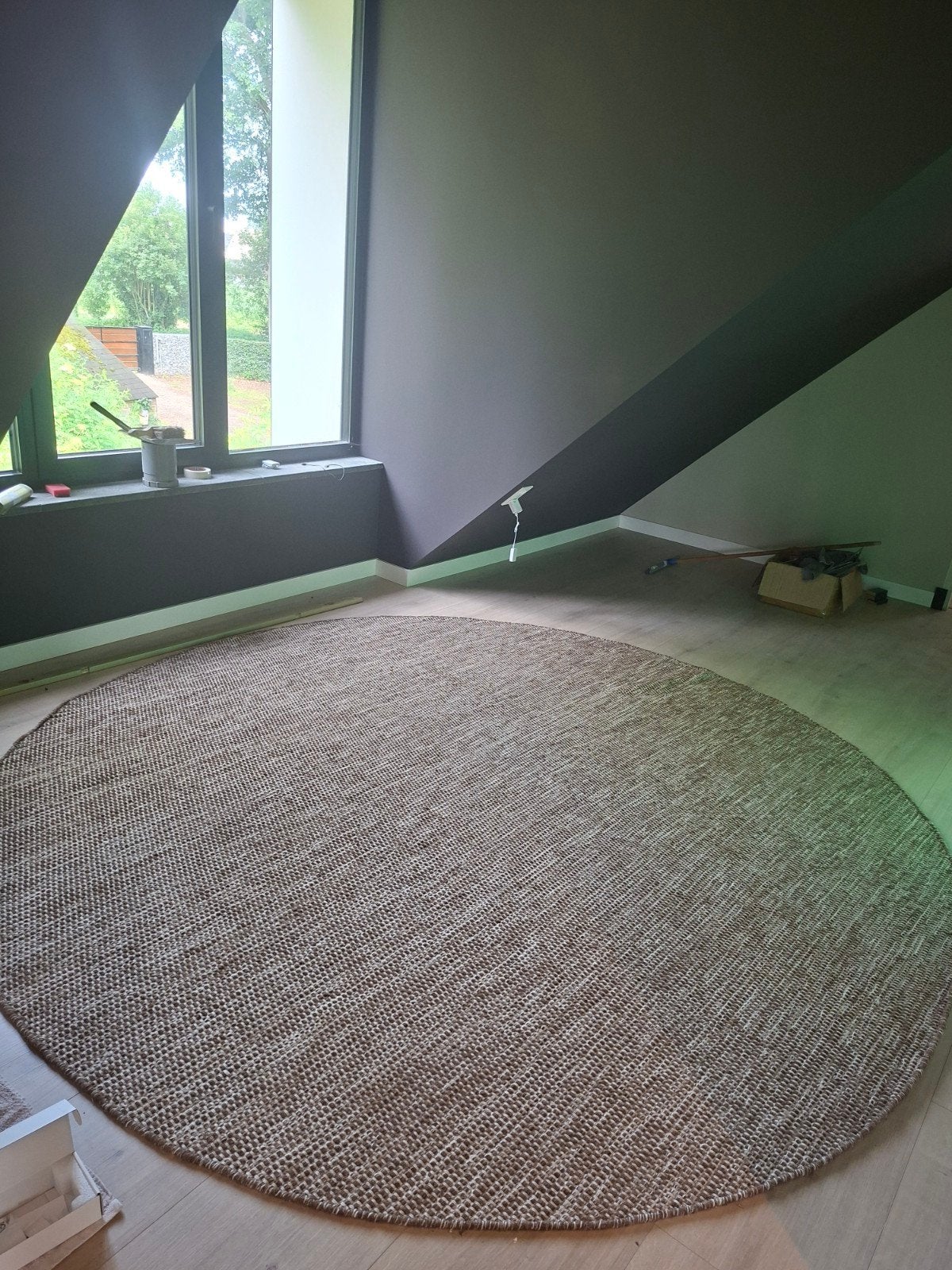 Groot NIEUW rond vloerkleed 300cm diameter, Huis en Inrichting, Stoffering | Tapijten en Kleden, Ophalen, Rond, 200 cm of meer