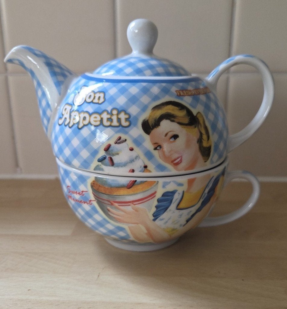 Theepotje tea for one, Overige typen, Ophalen of Verzenden, Zo goed als nieuw, Overige stijlen