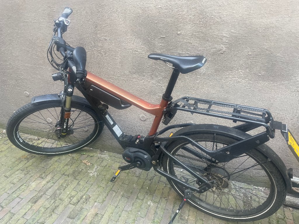 Riese en Müller high speed e-bike, Zo goed als nieuw, 50 km per accu of meer, 55 tot 59 cm, Ophalen