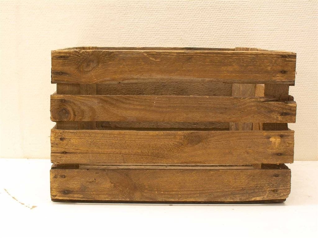 Houten krat 35575, Ophalen of Verzenden, Gebruikt, Minder dan 50 cm, Minder dan 50 cm