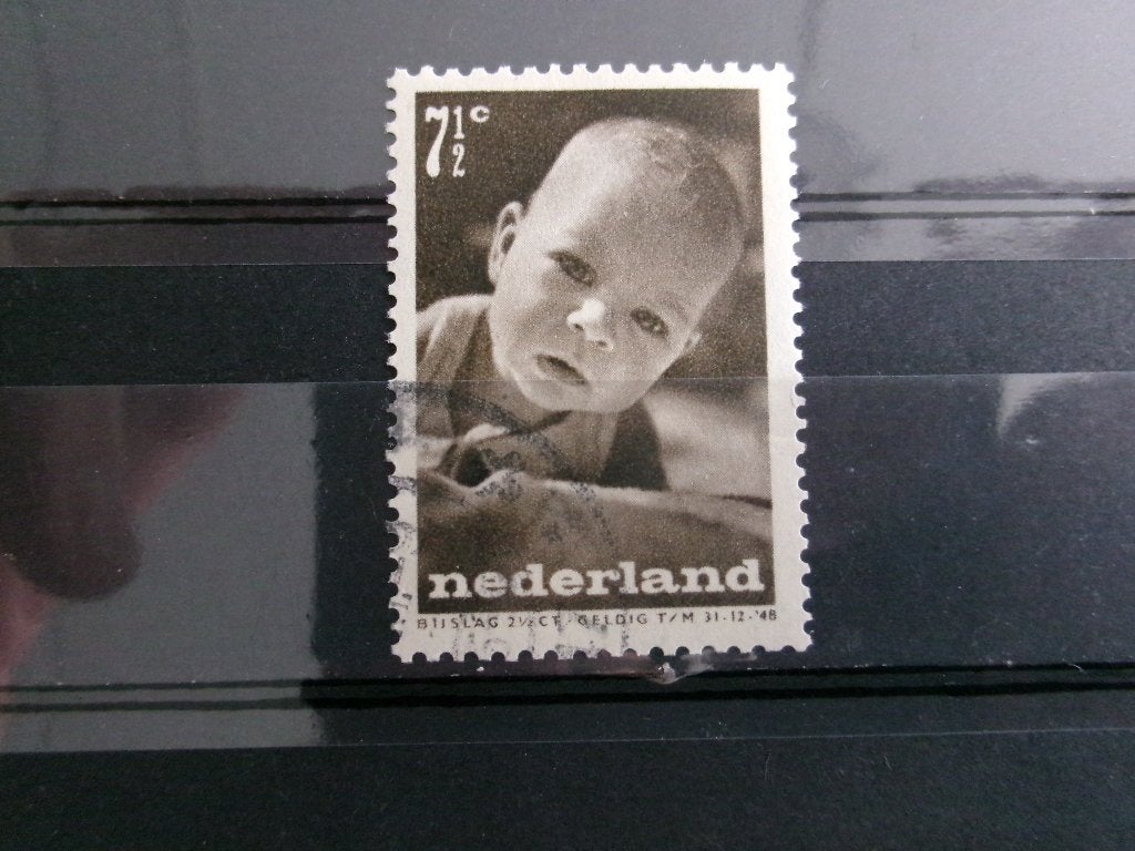 1947 - kinderzegel 7,5 + 2,5 ct (335h), Postzegels en Munten, Postzegels | Nederland, Ophalen of Verzenden, Gestempeld